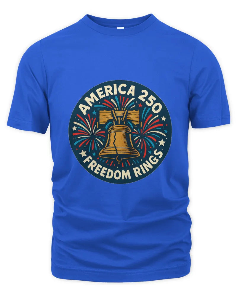 250 Years of Liberty Patriotic Freedom Ring Unisex T-Shirt