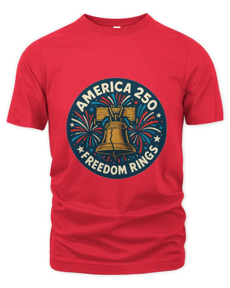 250 Years of Liberty Patriotic Freedom Ring Unisex T-Shirt