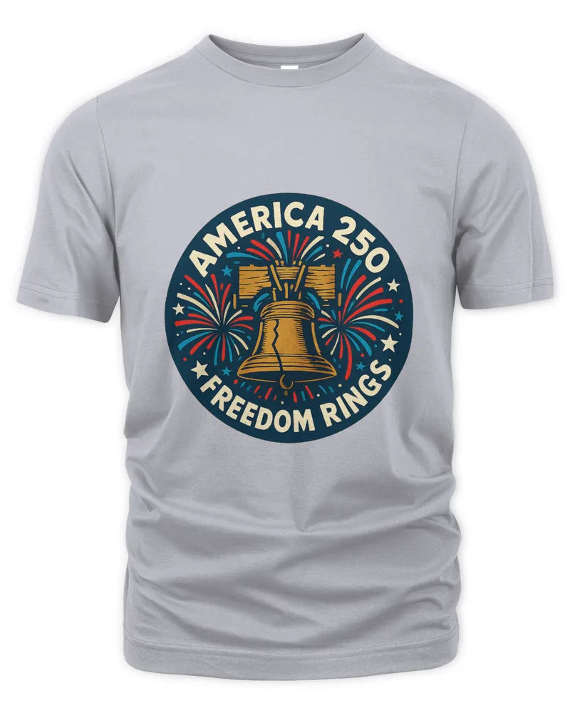 250 Years of Liberty Patriotic Freedom Ring Unisex T-Shirt