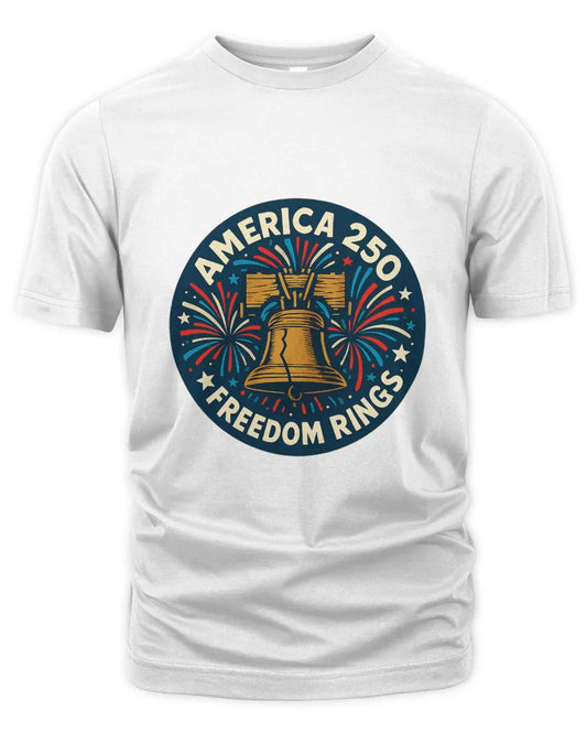 250 Years of Liberty Patriotic Freedom Ring Unisex T-Shirt