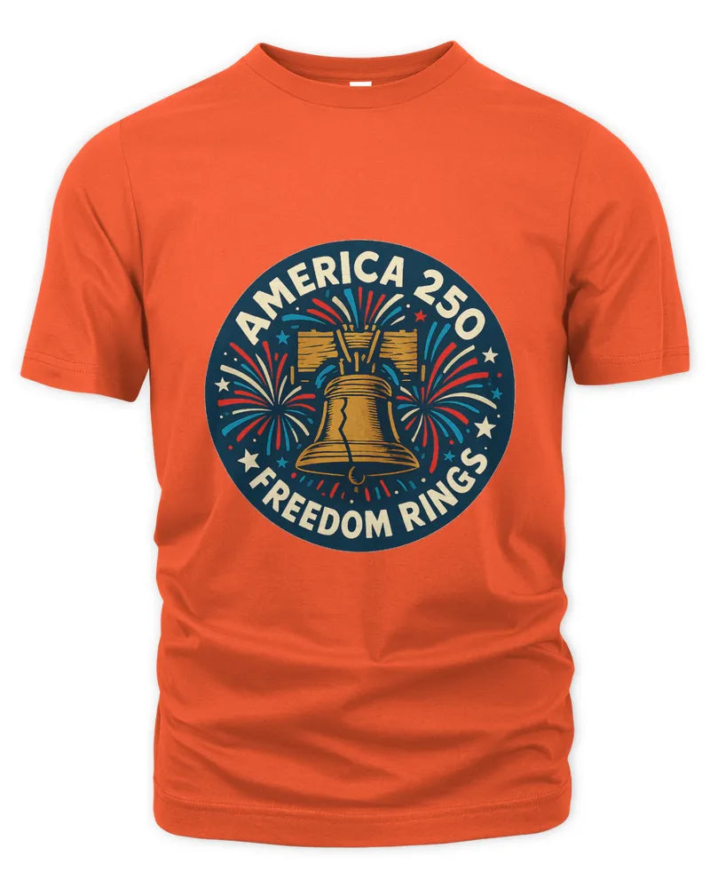 250 Years of Liberty Patriotic Freedom Ring Unisex T-Shirt