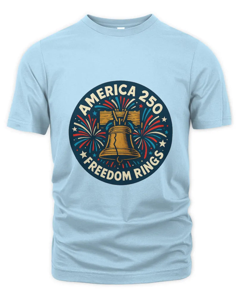 250 Years of Liberty Patriotic Freedom Ring Unisex T-Shirt