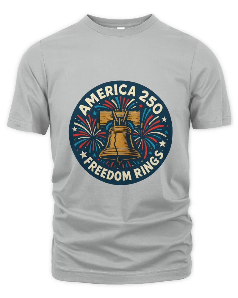 250 Years of Liberty Patriotic Freedom Ring Unisex T-Shirt