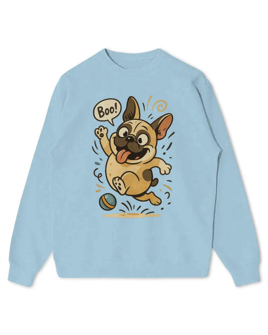 Cute French Bulldog Graphic Kids Sweatshirt for Boys & Girls