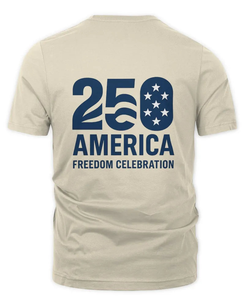 250 Years of Liberty Patriotic Freedom Ring Unisex T-Shirt