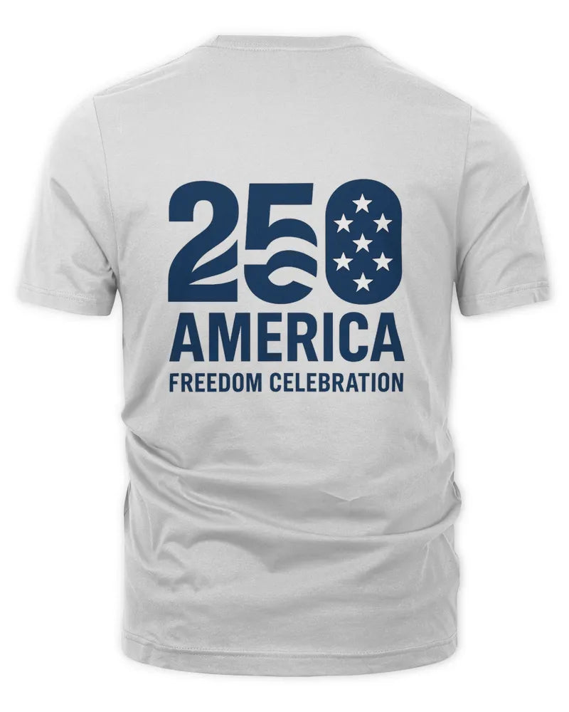 250 Years of Liberty Patriotic Freedom Ring Unisex T-Shirt
