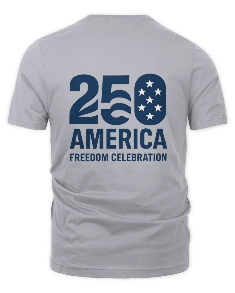 250 Years of Liberty Patriotic Freedom Ring Unisex T-Shirt