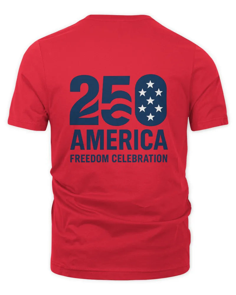 250 Years of Liberty Patriotic Freedom Ring Unisex T-Shirt