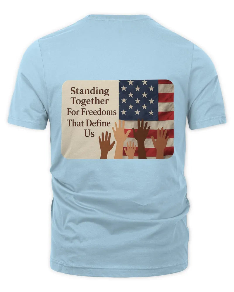 250 America Freedom Celebration Patriotic Graphic Unisex T-Shirt