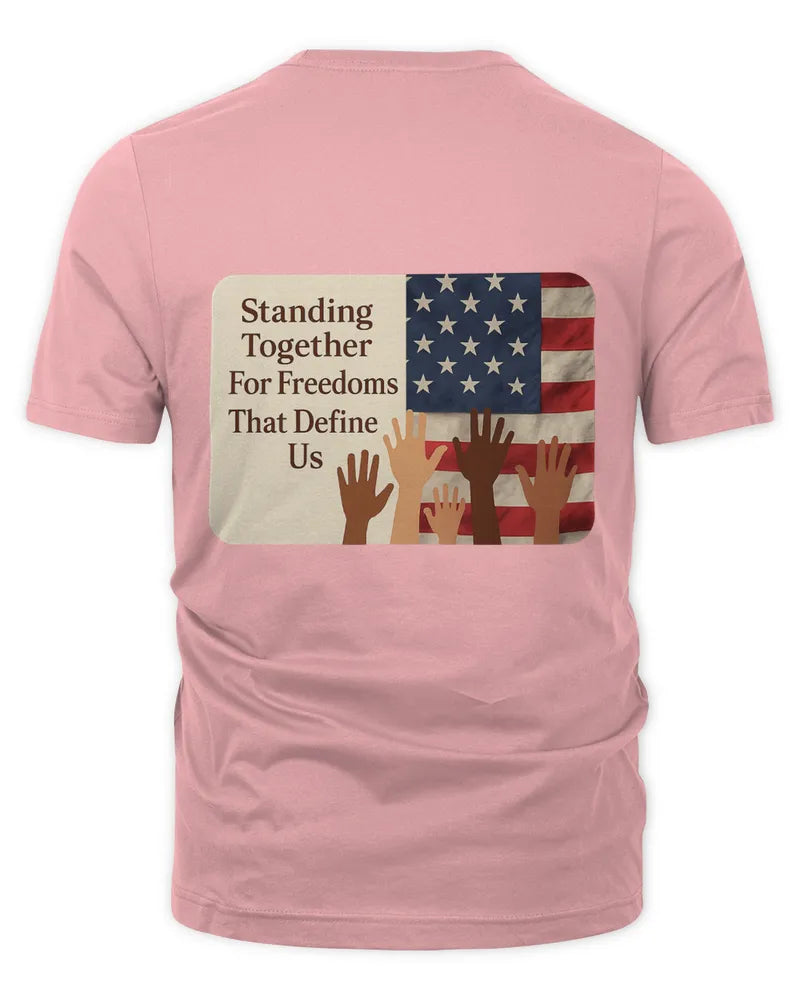 250 America Freedom Celebration Patriotic Graphic Unisex T-Shirt