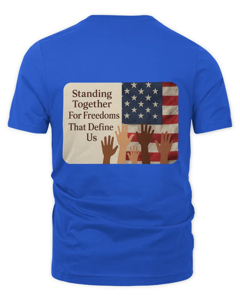 250 America Freedom Celebration Patriotic Graphic Unisex T-Shirt