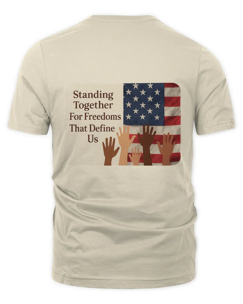 250 America Freedom Celebration Patriotic Graphic Unisex T-Shirt