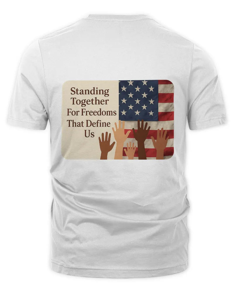 250 America Freedom Celebration Patriotic Graphic Unisex T-Shirt