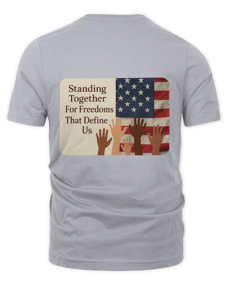 250 America Freedom Celebration Patriotic Graphic Unisex T-Shirt