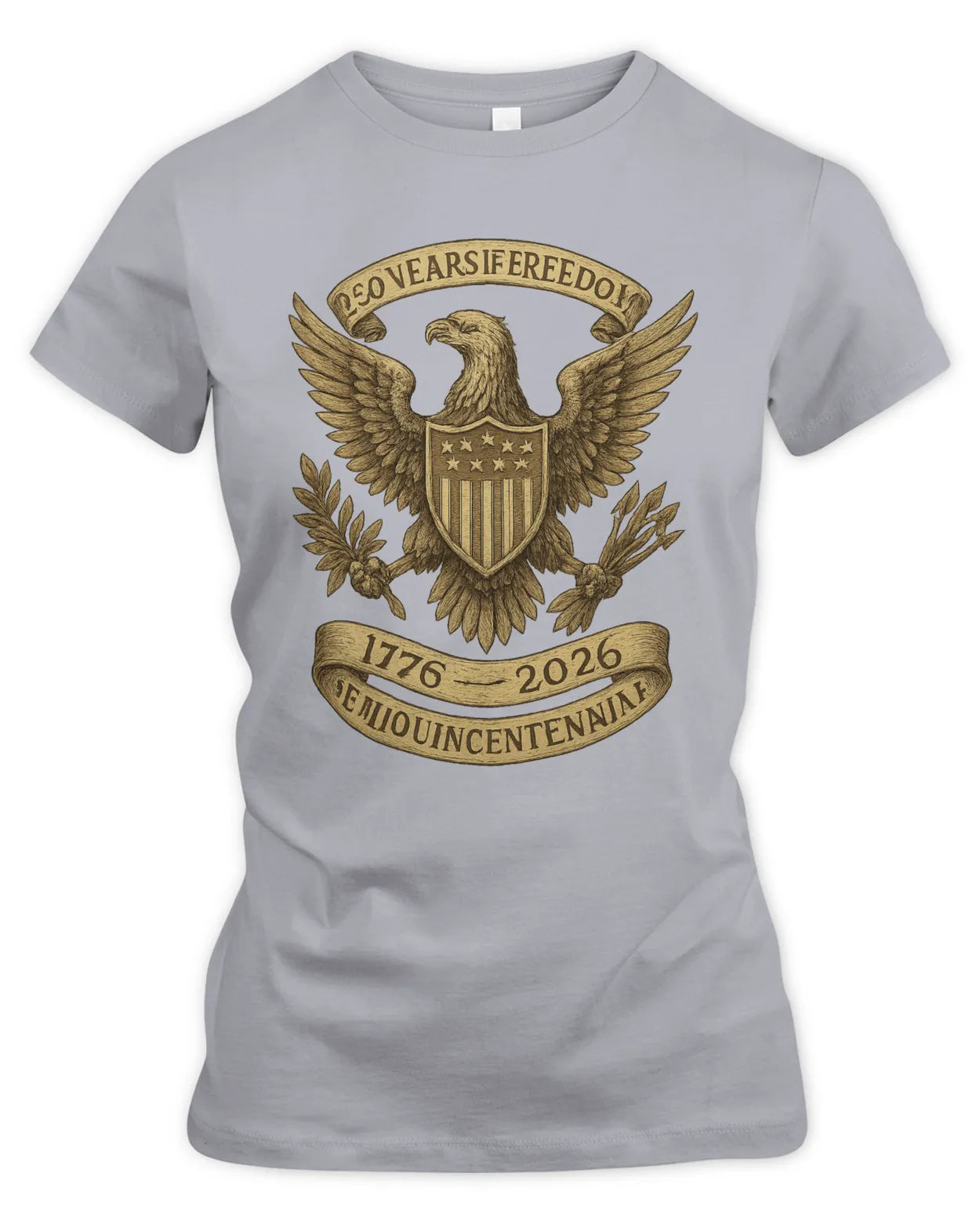 1776–2026 Patriotic Eagle Crest Women's Semiquincentennial Tee