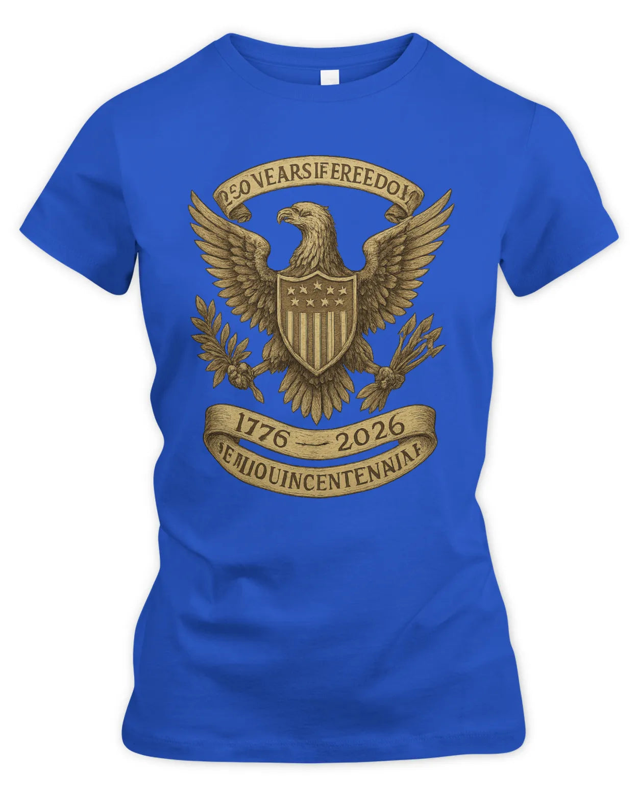 1776–2026 Patriotic Eagle Crest Women's Semiquincentennial Tee