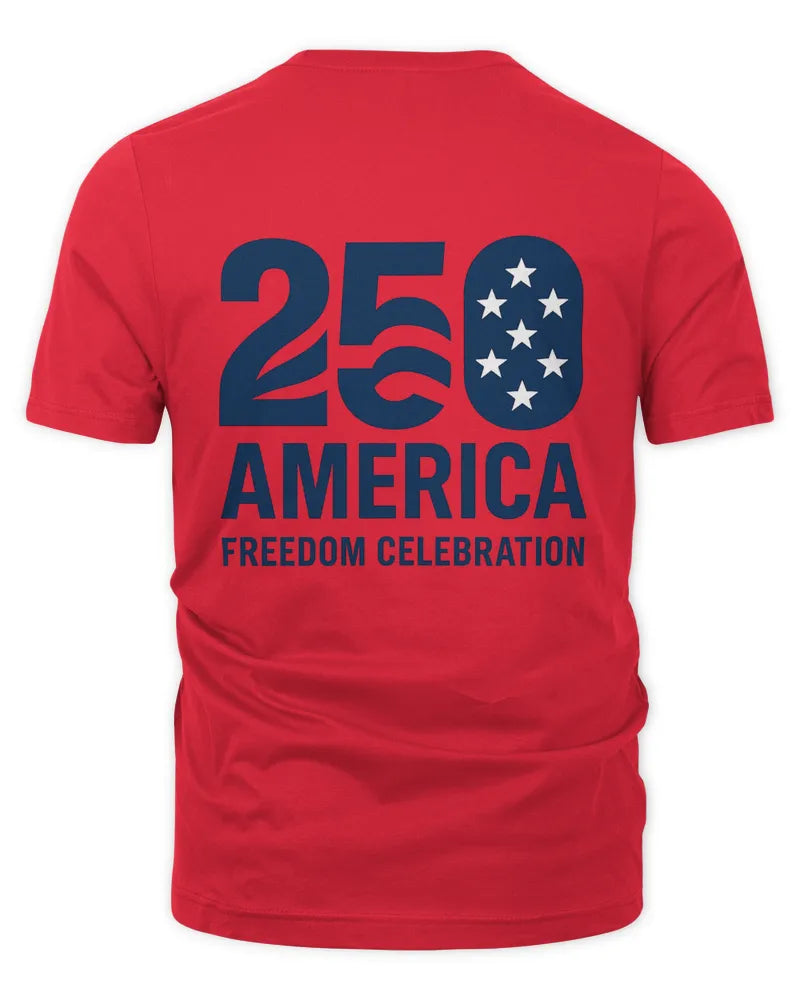 Patriotic Freedom Celebration Graphic Unisex Cotton T-Shirt