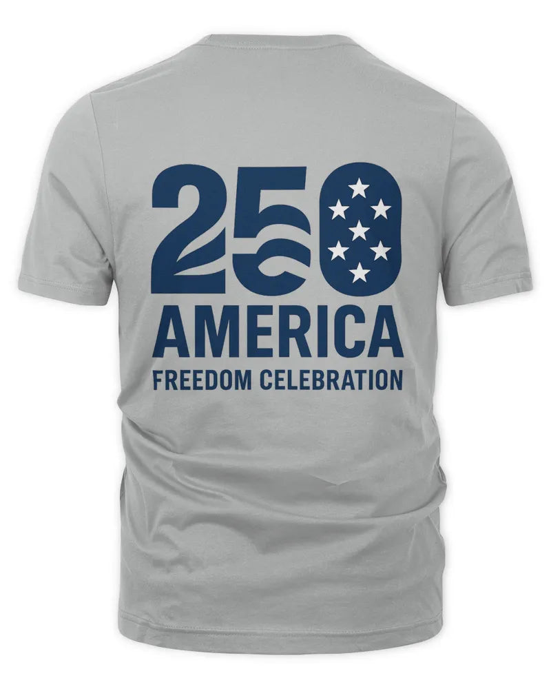 Patriotic Freedom Celebration Graphic Unisex Cotton T-Shirt