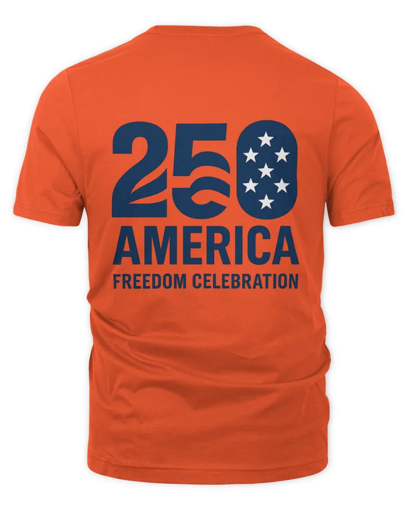 Patriotic Freedom Celebration Graphic Unisex Cotton T-Shirt